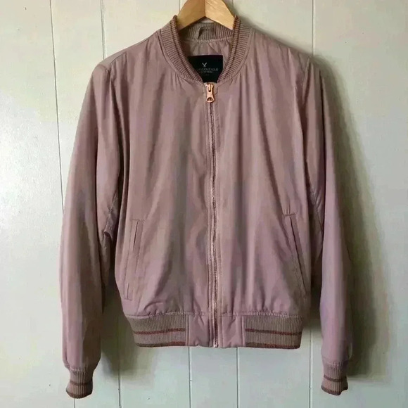 American Eagle Outfitters Jackets & Blazers - American Eagle Outfitters Zip Up Bomber Jacket Size S